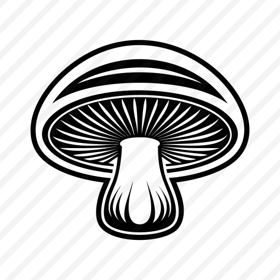 Mushroom Symbol, Toadstool, Plant, Nature, Botanical, preview