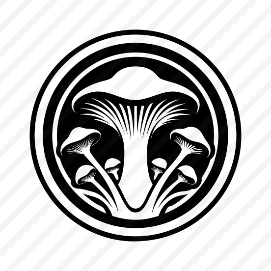 Mushroom Symbol, Toadstool, Plant, Nature, Botanical,,flat preview