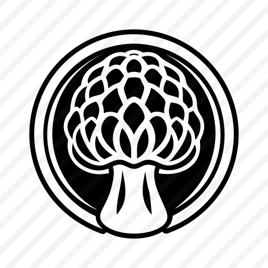 Plant Logo, Toadstool, Mushroom, Nature, Botanical,,icons preview