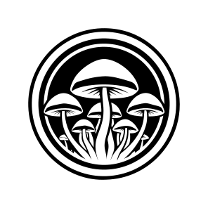 Shiitake Logo, Toadstool, Plant, Nature, Botanical,,vector icon