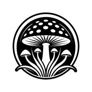 Toadstool Symbol, Mushroom, Plant, Nature, Botanical,,simple Icon icon