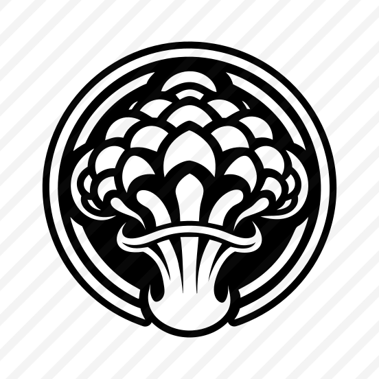 Toadstool Symbol, Mushroom, Plant, Nature, Botanical,,vector preview