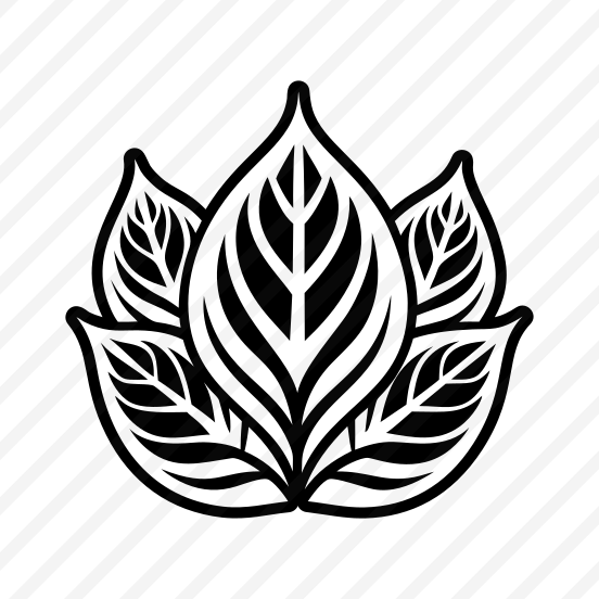 Botanical Symbol, Nature, Foliage, Leafage, Leaf,,simple Icon preview
