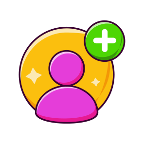 Add Friend, Connection, Invite, Follow, Network, icon