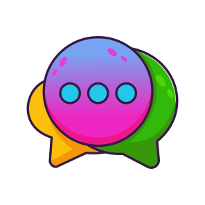 Chat Bubbles, Message, Conversation, Communication, Text icon