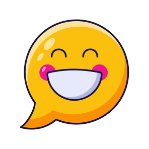 Chat Emoji, Smiling, Laughing, Giggling, Happy icon