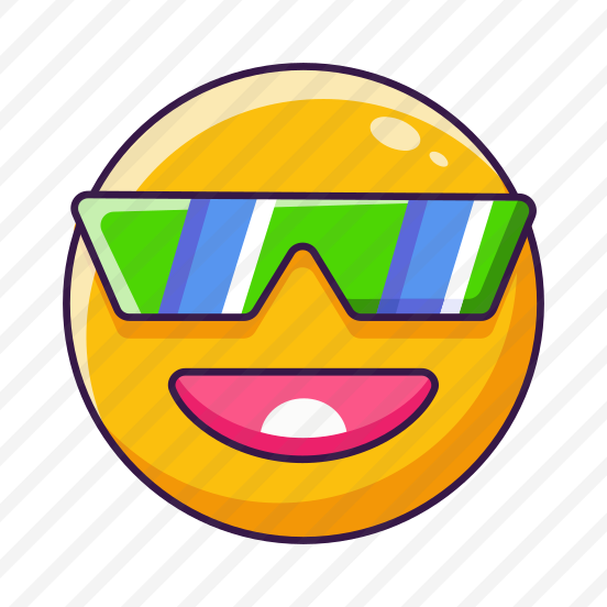 Cool Face, Emoji, Reaction, Smiling, Happy preview