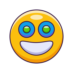 Emoji Face, Happy, Smiling, Giggling, Emotions, icon