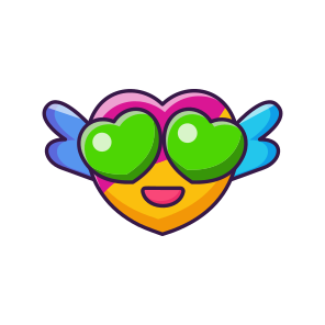 Heart Eyes, Adoration, Emotions, Feelings, Embracing icon