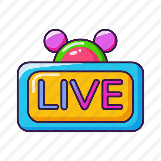 Live Badge, Streaming, Broadcast, Network, Multimedia preview