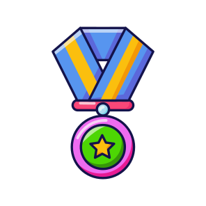 Medal, Award, Prize, Recognition, Achievement icon