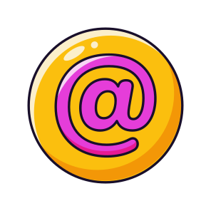 Mention Symbol, Username, Communication, Notification, Message, icon