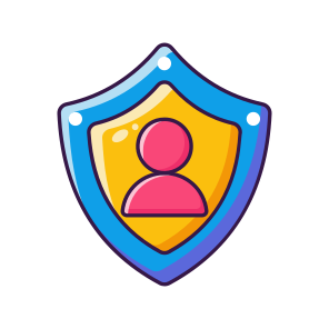 Security, Protection, Safety, Privacy, Profile icon