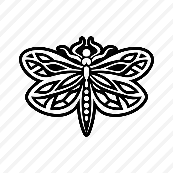 Darner Logo, Nature, Creature, Specie, Dragonfly,flat preview