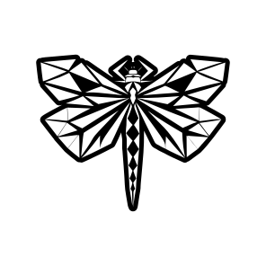 Darner Logo, Nature, Creature, Specie, Dragonfly,simple Icon icon