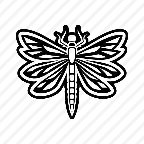 Darner Logo, Nature, Creature, Specie, Dragonfly,vector preview