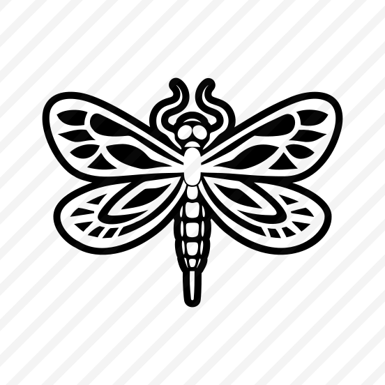 Darner Symbol, Nature, Creature, Specie, Dragonfly,simple Icon preview