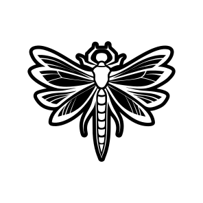 Darner Symbol, Nature, Creature, Specie, Dragonfly,vector icon