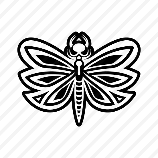 Dragonfly Logo, Nature, Creature, Specie, Darner,simple Icon preview