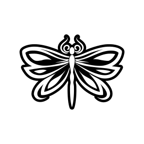 Dragonfly Symbol, Nature, Creature, Specie, Darner,flat icon