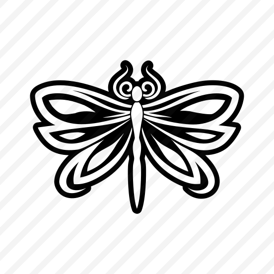 Dragonfly Symbol, Nature, Creature, Specie, Darner,flat preview