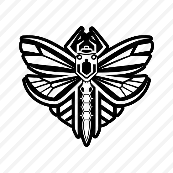 Dragonfly Symbol, Nature, Creature, Specie, Darner,vector preview
