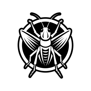 Caelifera Logo, Nature, Creature, Specie, Insect icon