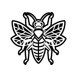 Caelifera Logo, Nature, Creature, Specie, Insect,flat icon