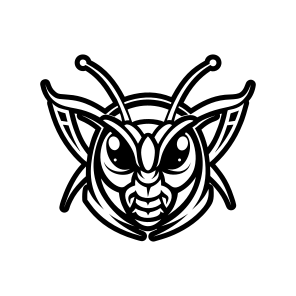 Caelifera Logo, Nature, Creature, Specie, Insect,vector icon