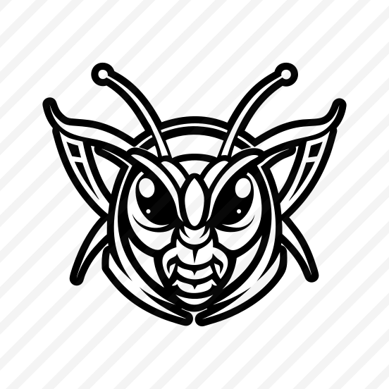Caelifera Logo, Nature, Creature, Specie, Insect,vector preview