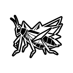 Grass Bug, Nature, Creature, Specie, Insect,flat icon