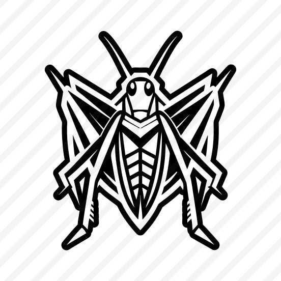 Grasshopper Logo, Nature, Creature, Specie, Insect preview