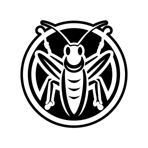 Grasshopper Logo, Nature, Creature, Specie, Insect,simple Icon icon