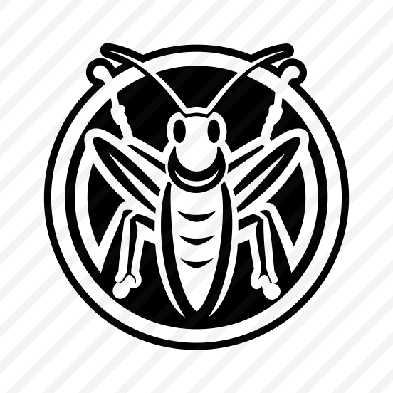 Grasshopper Logo, Nature, Creature, Specie, Insect,simple Icon preview