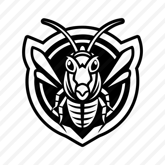 Grasshopper Logo, Nature, Creature, Specie, Insect,vector preview