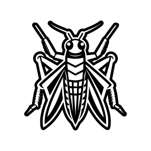 Grasshopper Specie, Nature, Creature, Caelifera, Insect,flat icon