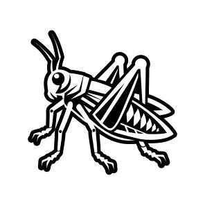 Grasshopper Symbol, Nature, Creature, Specie, Insect,icons icon