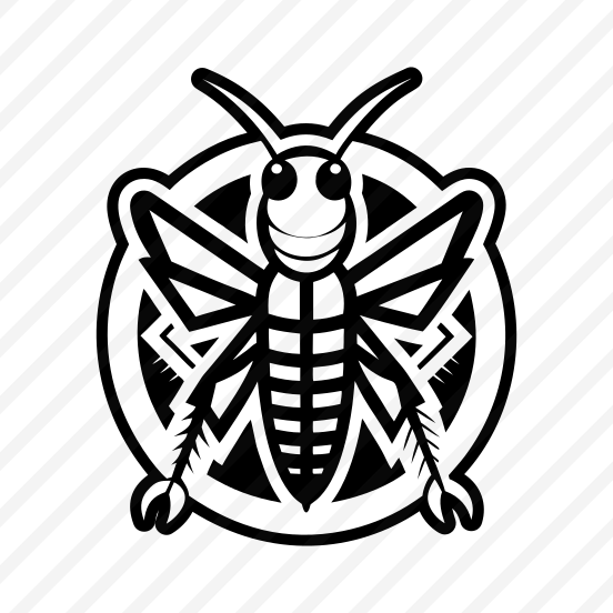 Leafhopper Logo, Nature, Creature, Specie, Insect,vector preview