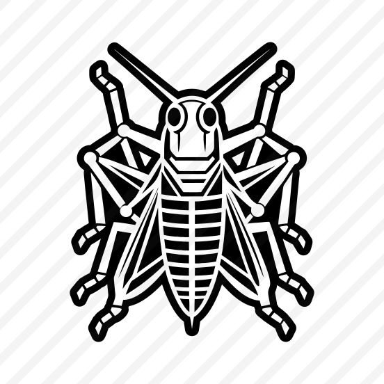 Orthoptera Logo, Nature, Creature, Specie, Insect,icons preview