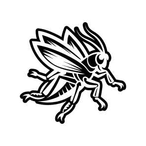 Orthoptera Symbol, Nature, Creature, Specie, Insect icon