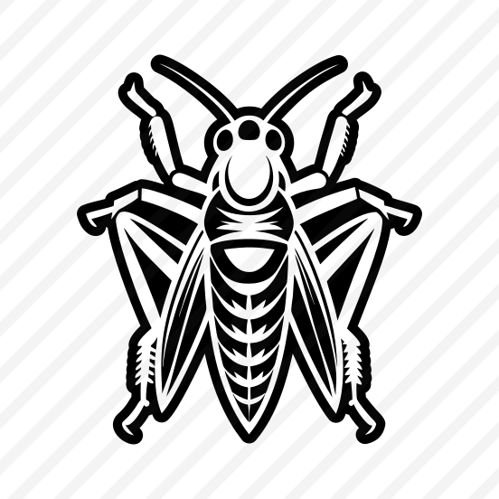 Orthoptera Symbol, Nature, Creature, Specie, Insect,flat preview