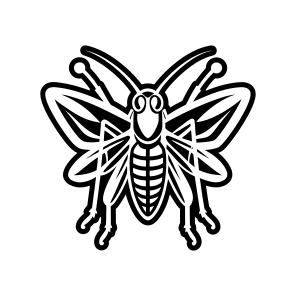 Orthoptera Symbol, Nature, Creature, Specie, Insect,simple Icon icon