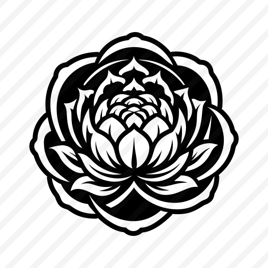 Botanical Logo, Nature, Flower, Foliage, Botanical,,flat preview