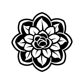 Botanical Logo, Nature, Flower, Foliage, Botanical,,icons icon