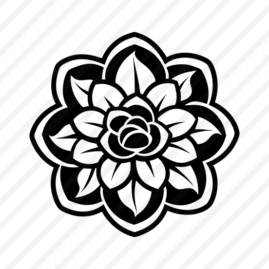 Botanical Logo, Nature, Flower, Foliage, Botanical,,icons preview