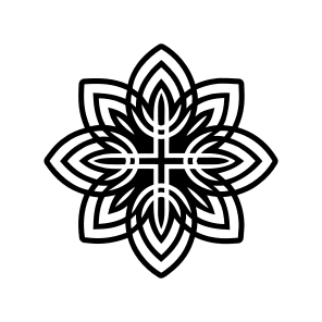 Floral, Nature, Flower, Foliage, Botanical,,simple Icon icon