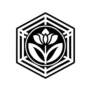 Floral Symbol, Nature, Flower, Foliage, Botanical,,simple Icon icon