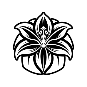 Flower Logo, Nature, Floral, Foliage, Botanical, icon