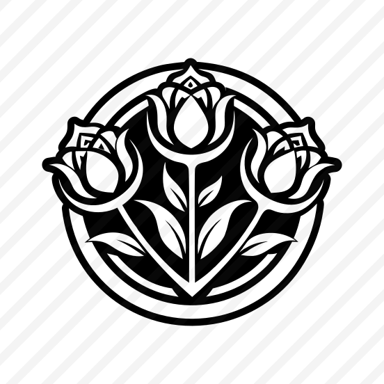 Nature Symbol, Floral, Flower, Foliage, Botanical, preview