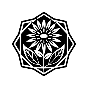 Nature Symbol, Floral, Flower, Foliage, Botanical,,simple Icon icon